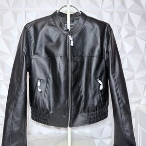 🖤Guess Black Leather Jacket